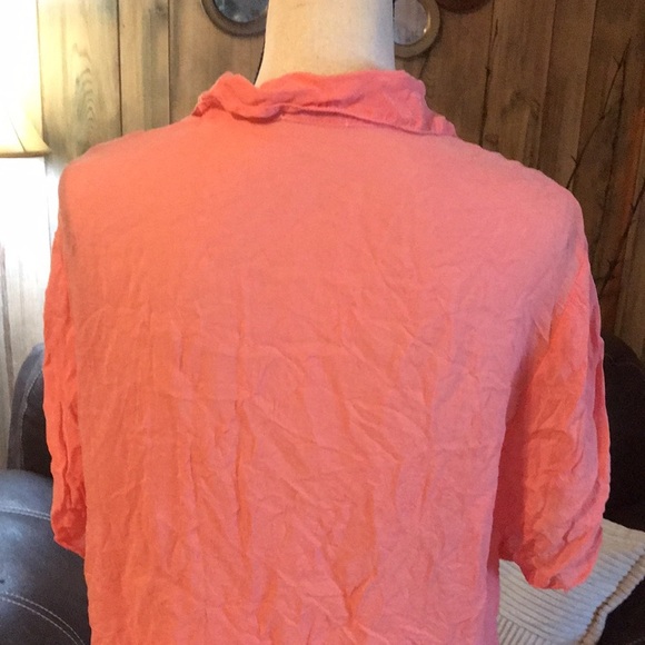 Tees Johnny Was Short Sleeve Shirt Pink Size XL - Picture 5 of 8